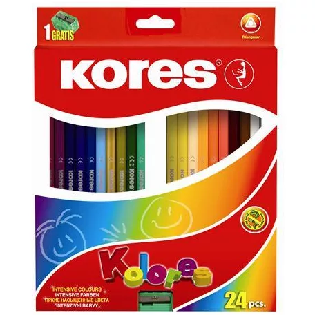 Kores Triangular színes ceruza 24db-os