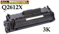 Hp Q2612AX utángyártott  lézertoner Standard Nagyobb töltet: 3000 old(Q2612)(q2612x)