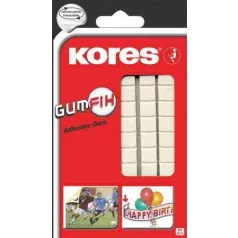 Kores Gumfix Gyurmaragasztó, 84 kocka/csomag,