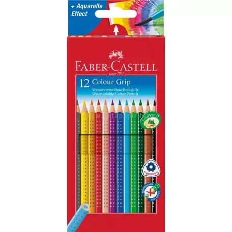 FABER-CASTELL Színes ceruza Grip -2001- 12db-os készlet  112412