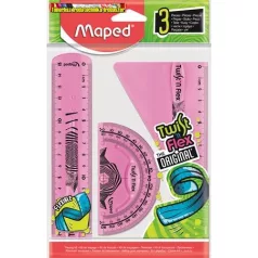   Maped TWIST N FLEX törhetetlen, hajlítható vonalzókészlet 3 db-os (vonalzó készlet)