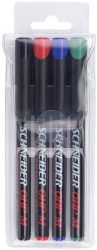 Schneider 224  M vegyes színű OHP alkoholos filc 1mm ,4 db-os bliszterben (maxx224,maxx 224)