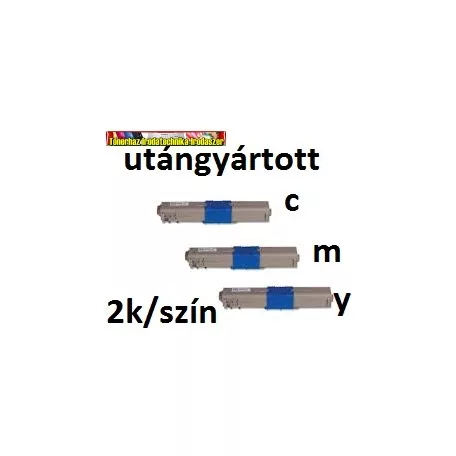 OKI C310,C330,C510,C530,MC351,MC361,MC561,MC562 utángyártott toner  COLOR  2K /SZÍN 