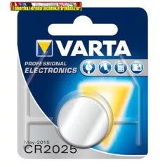 Varta CR2025 gombelem (1db-os kiszerelés)