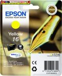   Epson 16  T1624 yellow eredeti tintapatron C13 T16244010 3,1ml Lejárat: 2021.08