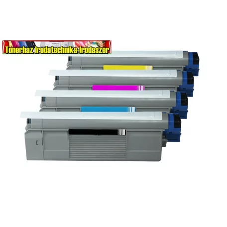  OKI C610 Utángyártott Lézertonerek (black,cyan,yellow,magenta)