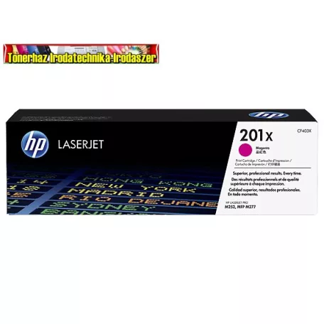Hp Eredeti CF403X Magenta toner 2,3k 201X