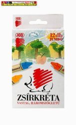 Zsírkréta 12 db-os JUMBO háromszögletű ICO Süni