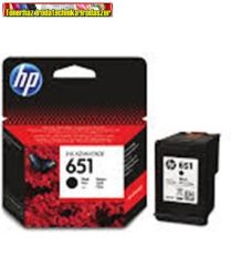 Hp 651 C2P10A  Black eredeti tintapatron. 600 old(5%)