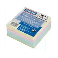   Donau öntapadó jegyzettömb kocka pasztell mix 400lap 76x76mm 7573001PL-99