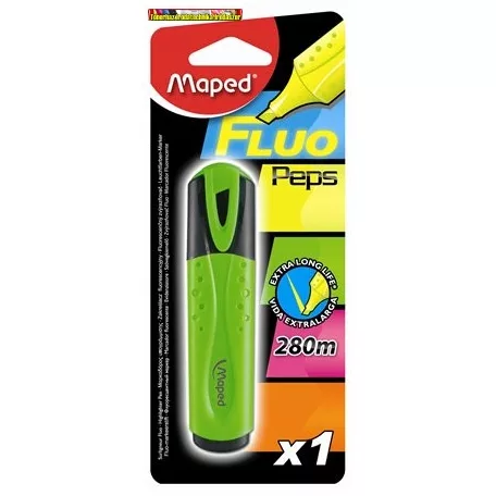 MAPED Fluo peps Classic Szövegkiemelő, 1-5 mm, zöld