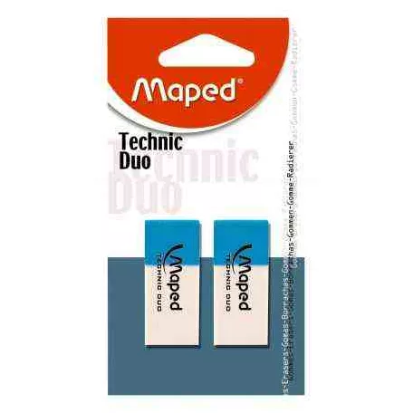 MAPED TECHNIC DUO ceruza és toll radír, 2 db/bliszter