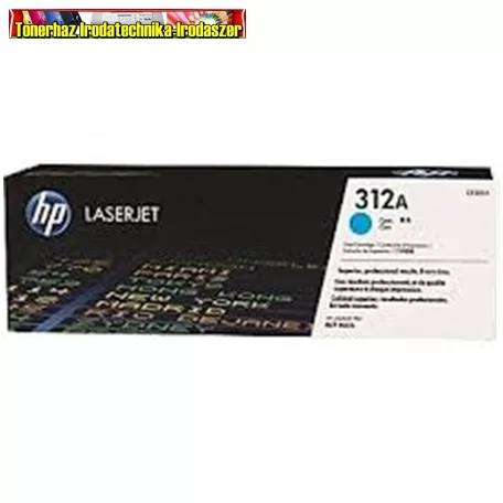 HP eredeti CF381A Lézertoner, HP 312A CYAN 2,7k