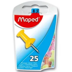 Térképtű Maped Színes 10 mm, 25 db/doboz