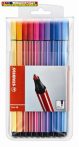   STABILO Pen 68, Rostirón készlet, 1 mm, 20 különböző szín	(filctoll) (rostiron)