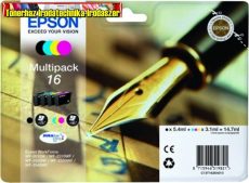 Epson 16  T1626 multipack eredeti ( T16 black+cyan+yellow+magenta) eredeti C13 T16264010 14,7ml(5,4ml+3*3,1ml)l