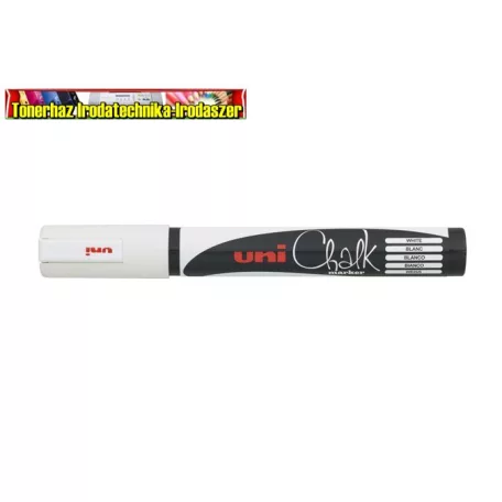 UNI PWE-5M Krétamarker, 1,8-2,5 mm, fluor fehér