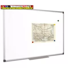   Tábla fehér,NEM mágneses, törölhető,  alumínium keretes 90x120 cm VVII02