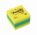   Post-it 51x51 öntapadós jegyzettömb mini kocka, lime 2051L(2051-L) 400lap/cs