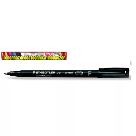 STAEDTLER Lumocolor 318 F Alkoholos marker, OHP, 0,6 mm, fekete