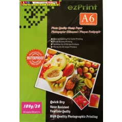 ezPrint Fotópapír 10x15cm 20db/cs 180g fényes