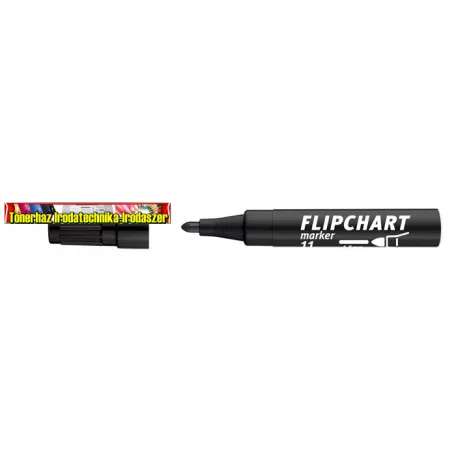 Flipchart marker, 1-3 mm, kúpos, ICO Artip 11, 4 féle színben