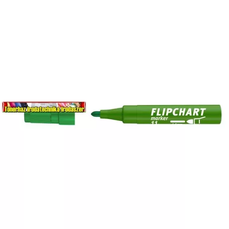 Flipchart marker, 1-3 mm, kúpos, ICO Artip 11, 4 féle színben