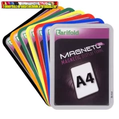  Mágneses tasak, mágneses háttal, A4, DJOIS/TARIFOLD Magneto Solo, narancs