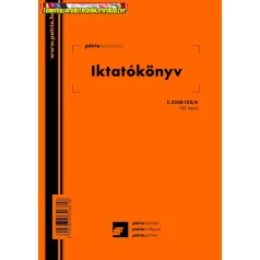 Iktatókönyv soros A/4 C.5230-152/A PÁTRIA