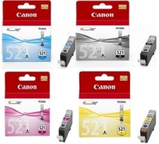 Canon CLI-521 Bk,C,M,Y  eredeti tintapatron (CLI521,iP3600,iP4600,MP540,MP620,MP630,MP980)