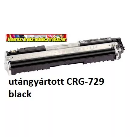 Canon CRG-729 BLACK utángyártott toner 1,2K(CRG729)