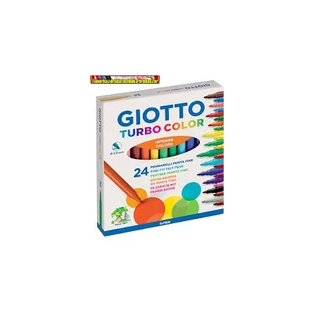 Giotto Turbo Color 24-es filctoll (rostiron)