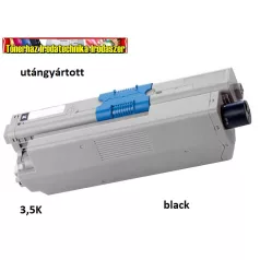   OKI C310,C330,C510,C530,MC351,MC361,MC561,mc562 utángyártott toner  Black 3,5K 44469803 