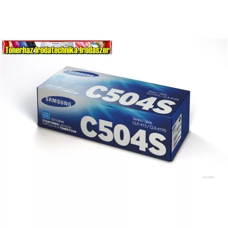Samsung CLP-415,CLP-415,CLX-4195 C504S Cyan eredeti toner (504,CLP415,CLP415,CLX4195) 504S