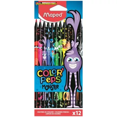 Maped COLOR PEPS Monster színes ceruza, 12 db/doboz 