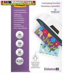   Fellowes lamináló fólia A/4 2x80 mic.  100 db/csom. Fényes (53061)(A4)