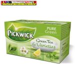   PICKWICK Zöld tea Variációk (citrom, jázmin, earl grey, borsmenta) Zöld tea, 20x2 g