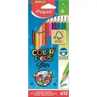 Maped COLOR PEPS háromszögletű színes ceruza, 12 db/doboz 183212