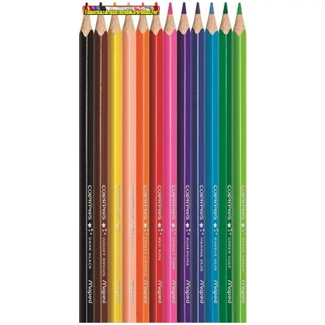 Maped COLOR PEPS háromszögletű színes ceruza, 12 db/doboz 183212