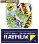   Rayfilm Öntapadós,ezüst, matt polieszter fólia lézernyomtatóhoz 1címke/lap 10lap/dob  R05551123F