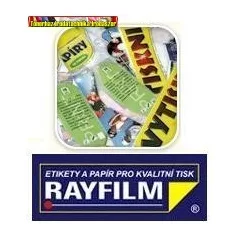   Rayfilm Öntapadós,ezüst, matt polieszter fólia lézernyomtatóhoz 1címke/lap 10lap/dob  R05551123F
