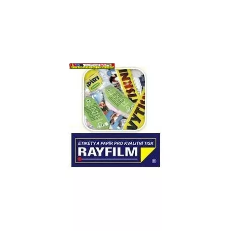 Rayfilm Öntapadós,ezüst, matt polieszter fólia lézernyomtatóhoz 1címke/lap 10lap/dob  R05551123F