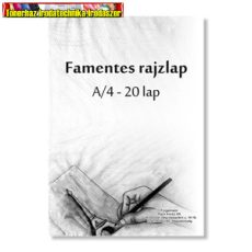 Rajzlap, famentes, fehér, A4 120gr. 20ív/cs PD. ragasztott 