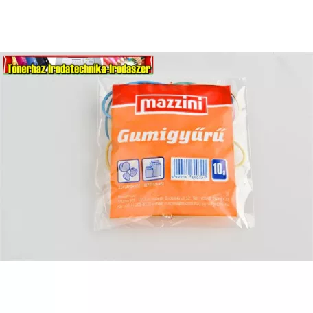 Gumigyűrű Mazzini 10gr/cs szines