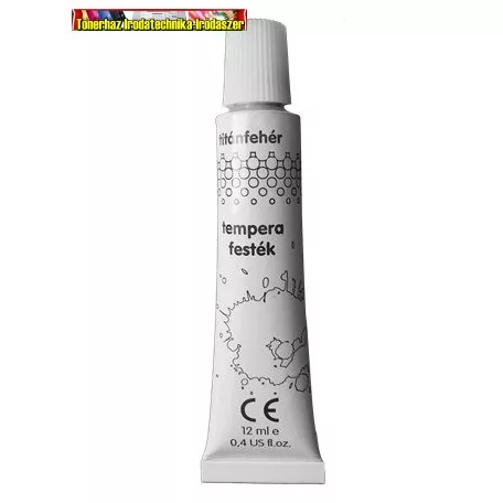 Tempera, 12 ml, NEBULO, fehér