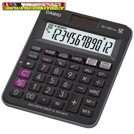 CASIO MJ-120D Plus Számológép, asztali, 12 számjegy, (MJ120)