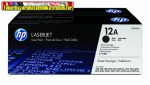   Eredeti DUPLA HP Q2612AD toner (2db egy csomagolásban)  (Fekete festékkazetta Laserjet 1010/ 1012/ 1015/ 1018/ 1020/ 1022/ 3015/ 3020/ 3030/ 3050/ 3052/ 3055 M1005 nyomtatókhoz)  (2 x 2000 old.) 