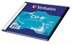 Verbatim CD-R 700 MB, 80min, 52x, vékony(slim) tokban (DataLife)