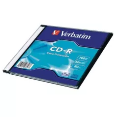   Verbatim CD-R 700 MB, 80min, 52x, vékony(slim) tokban (DataLife)