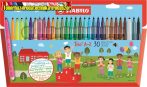   STABILO Trio A-Z ,Filctoll készlet, 0,7 mm, 30 különböző szín